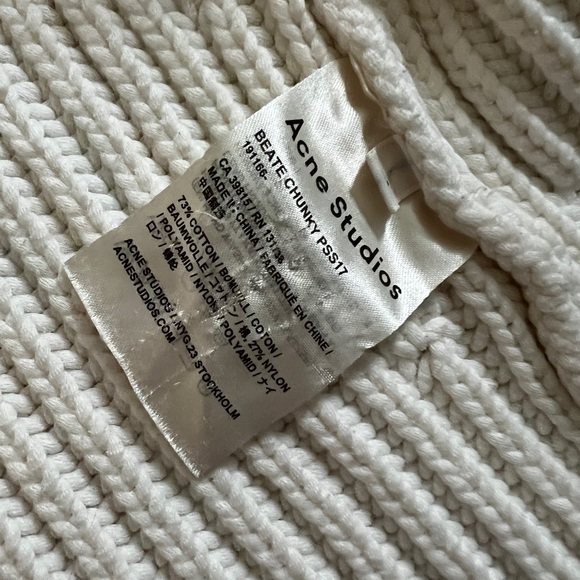 White Wrap Sweater - Picture 2 of 4